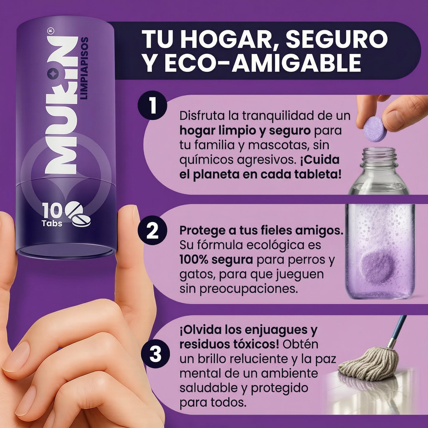 Limpia pìsos EcoMukin 🌟