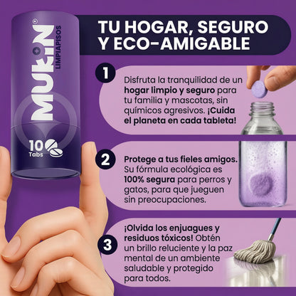 Limpia pìsos EcoMukin 🌟