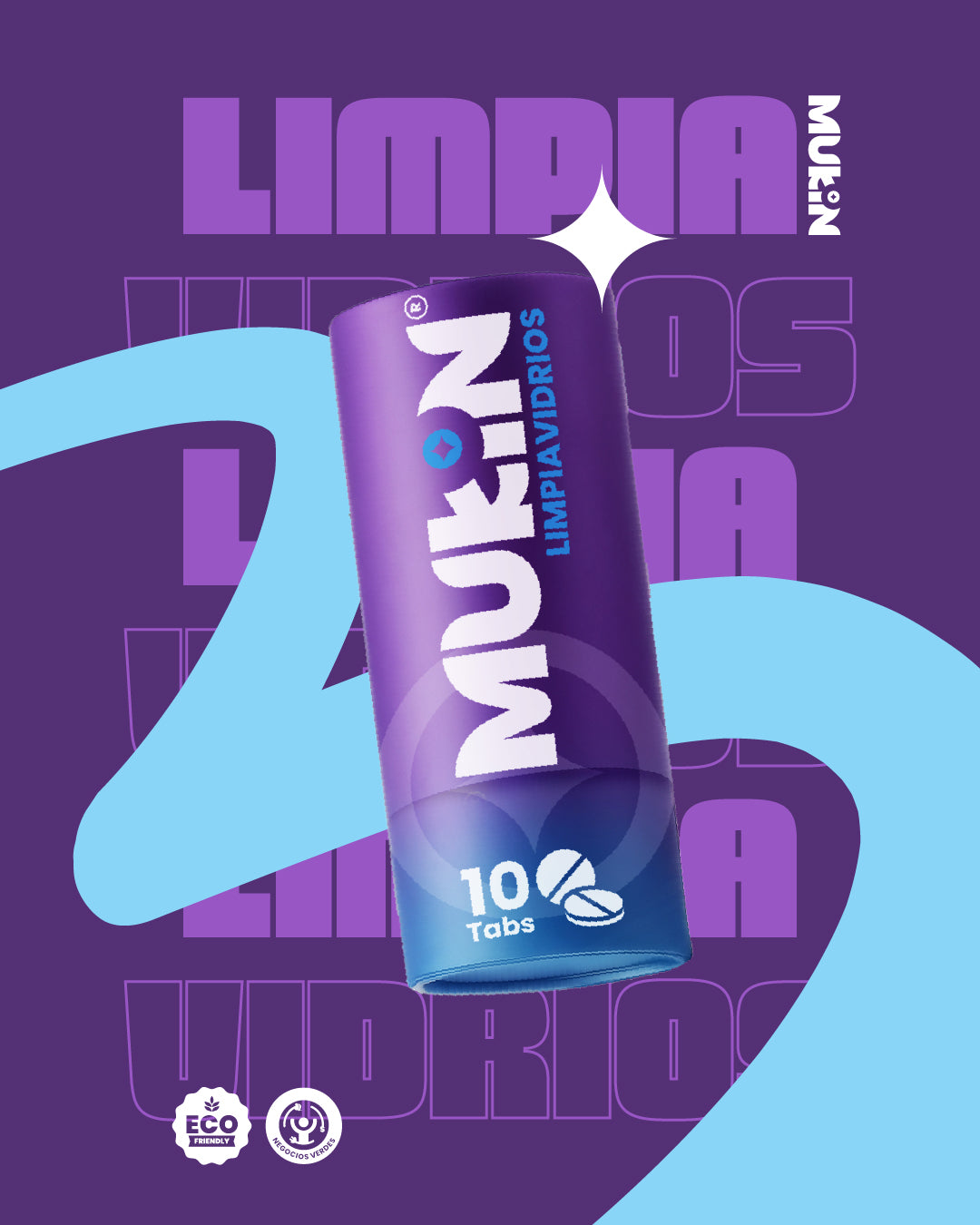 Limpia Vidrios ECO Mukin